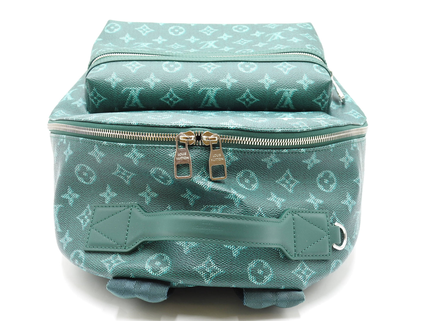 LOUIS VUITTON Monogram Heritage Discovery Backpack Bag PM Green M12780