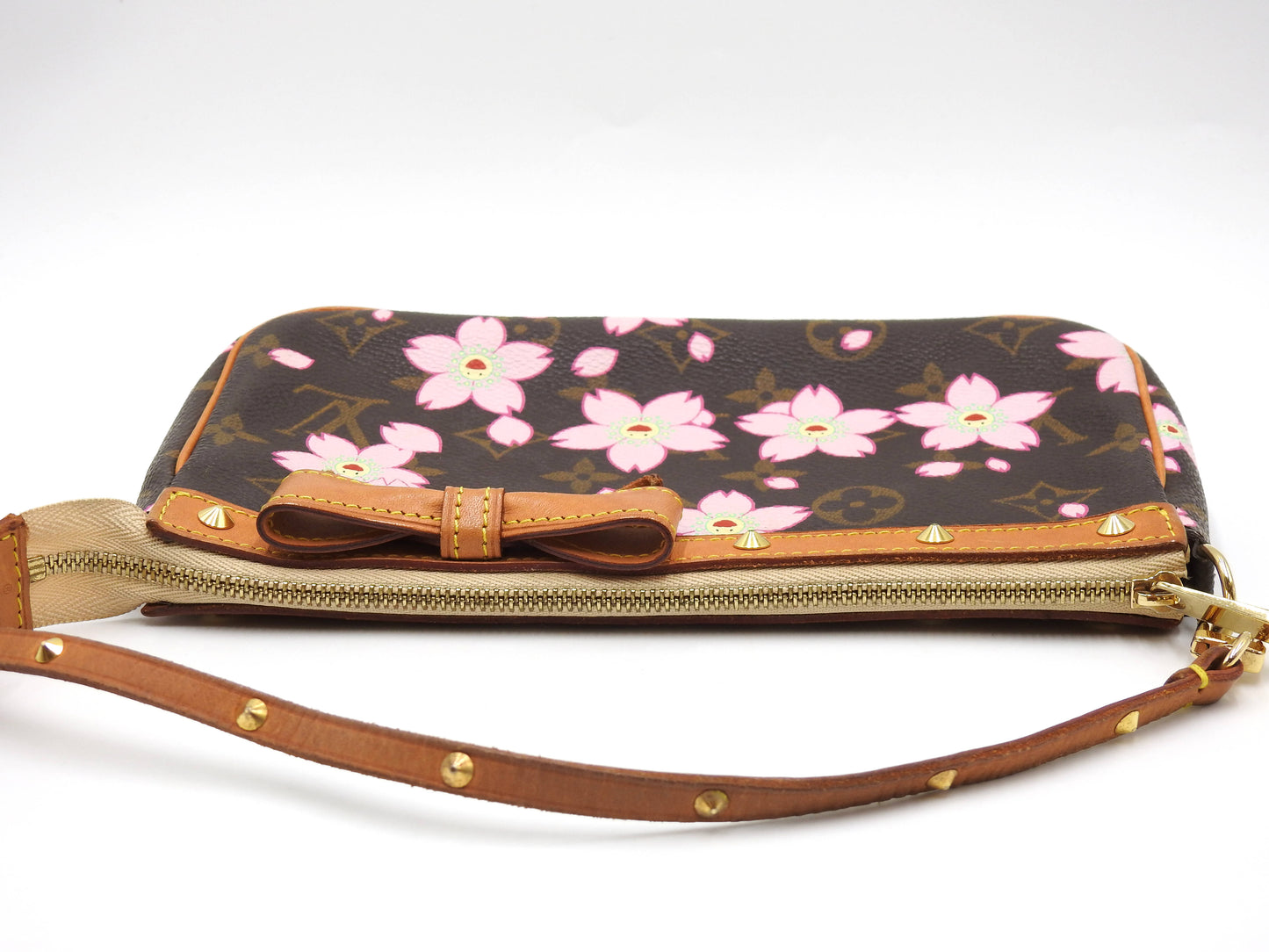 LOUIS VUITTON Monogram Cherry Blossom Pochette Accessories M92006