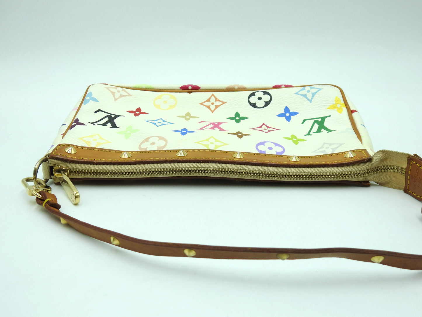 LOUIS VUITTON Pochette Accessory Pouch Monogram Multicolor Bron M92649