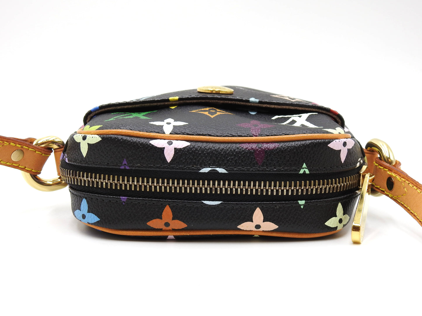 LOUIS VUITTON Monogram Multicolor Rift Shoulder Bag Noir Black M40056