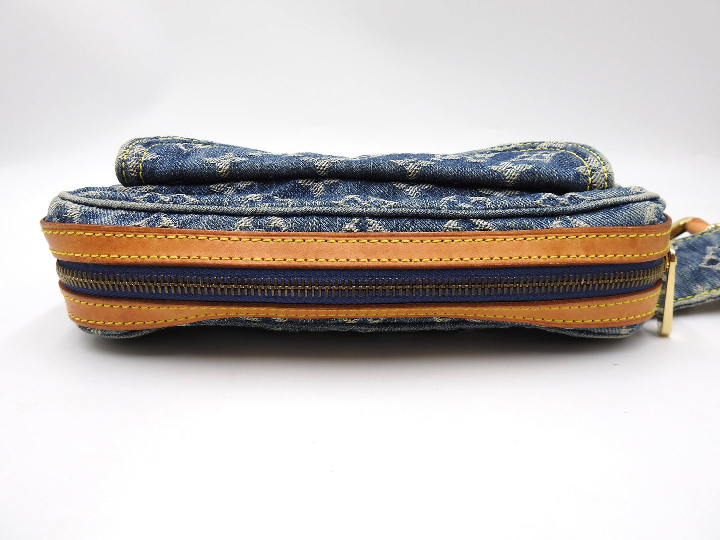 LOUIS VUITTON Monogram Denim Bum Bag Waist Shoulder Bag M95347