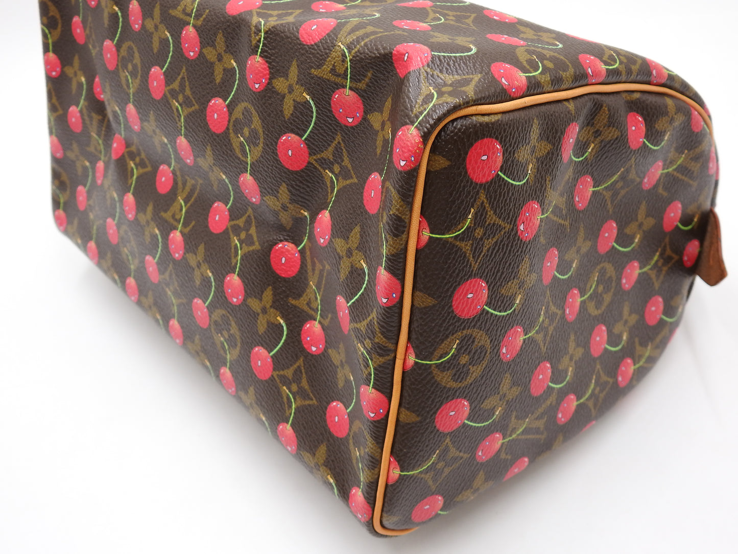 LOUIS VUITTON Monogram Cherry Speedy 25 Hand Bag Boston Bag Canvas M95009