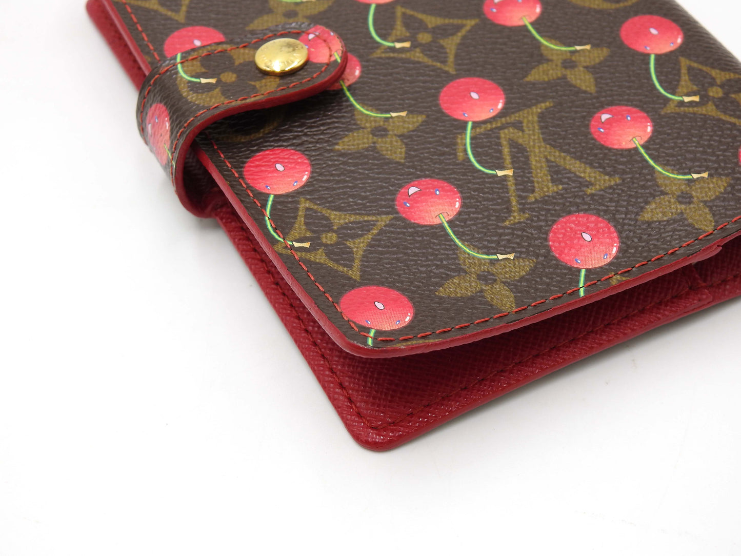 LOUIS VUITTON Monogram Cherry Agenda PM Day Planner Cover R21023