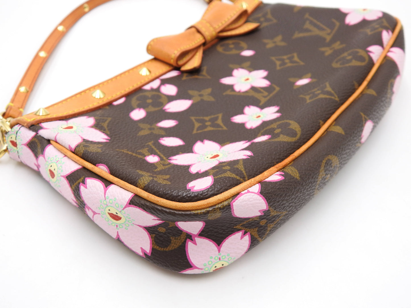 LOUIS VUITTON Monogram Cherry Blossom Pochette Accessories M92006