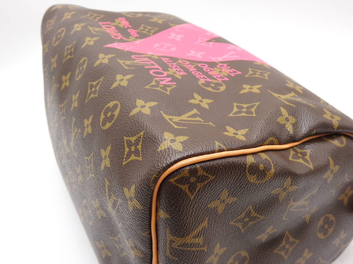 LOUIS VUITTON Monogram V Speedy 30 Hand Bag Boston Bag M41533