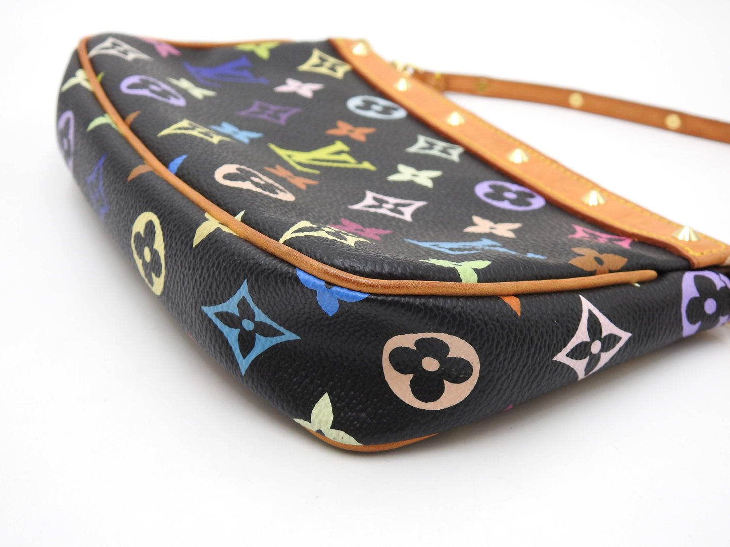 LOUIS VUITTON Pochette Accessories Pouch Monogram Multicolor Noir M92648