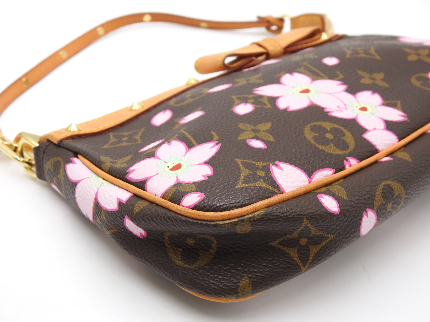 LOUIS VUITTON Monogram Cherry Blossom Pochette Accessories M92006