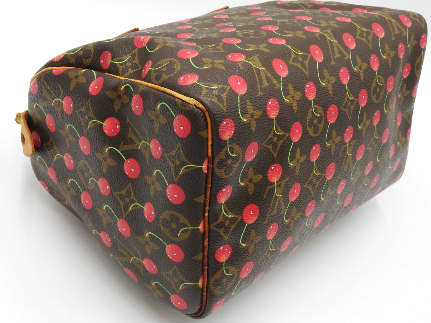 LOUIS VUITTON Monogram Cherry Speedy 25 Hand Bag Boston Bag Canvas M95009