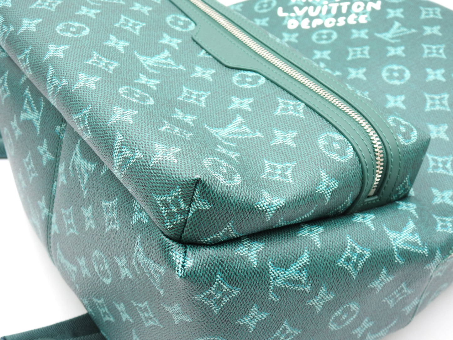 LOUIS VUITTON Monogram Heritage Discovery Backpack Bag PM Green M12780
