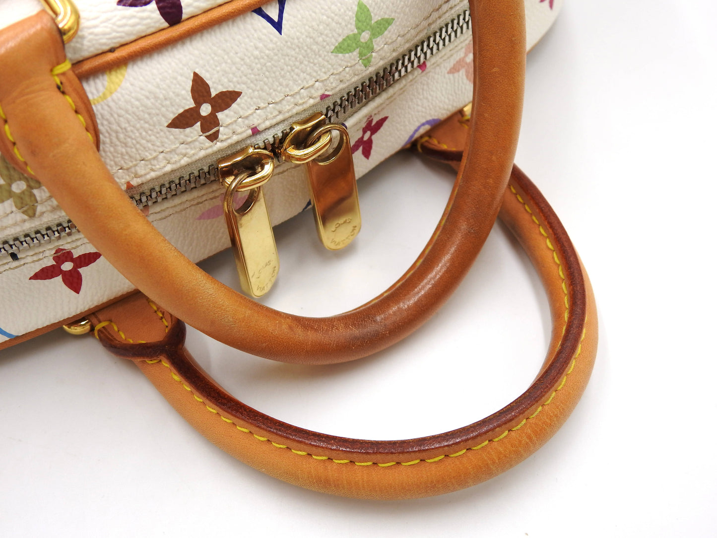 LOUIS VUITTON Trouville Hand Bag Multicolor Bron White M92663