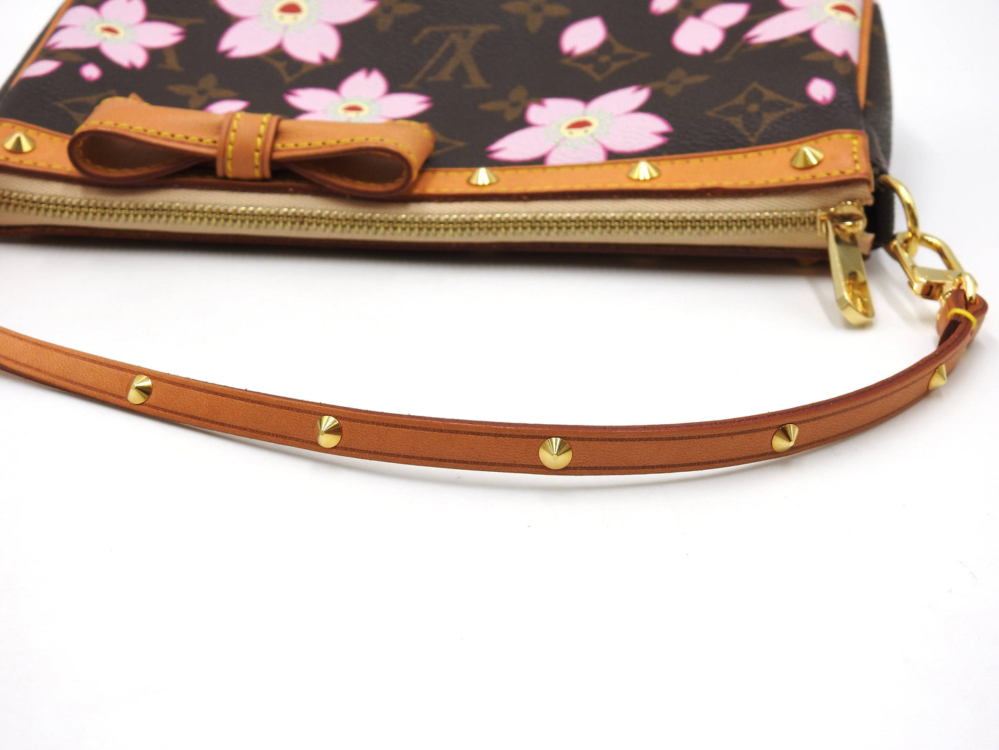 LOUIS VUITTON Monogram Cherry Blossom Pochette Accessories M92006