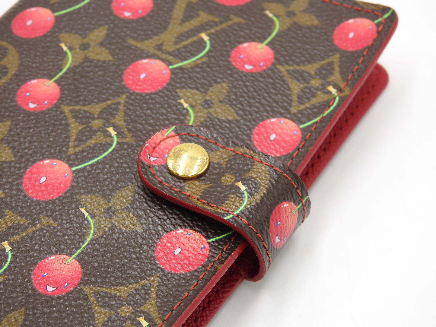 LOUIS VUITTON Monogram Cherry Agenda PM Day Planner Cover R21023