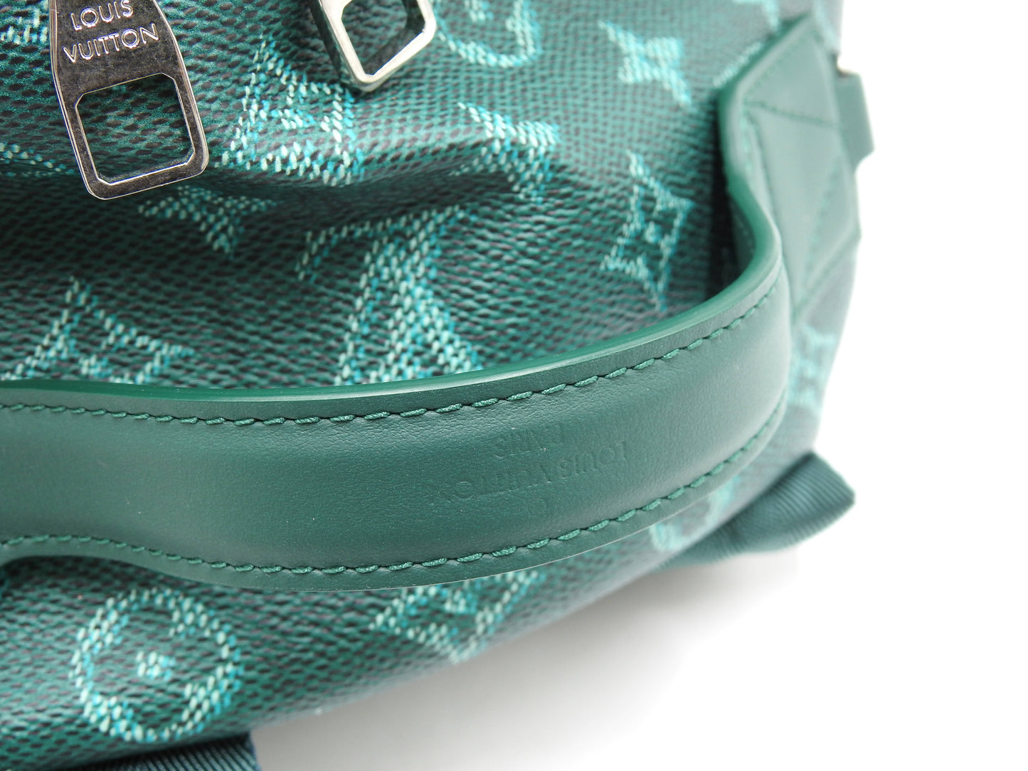 LOUIS VUITTON Monogram Heritage Discovery Backpack Bag PM Green M12780