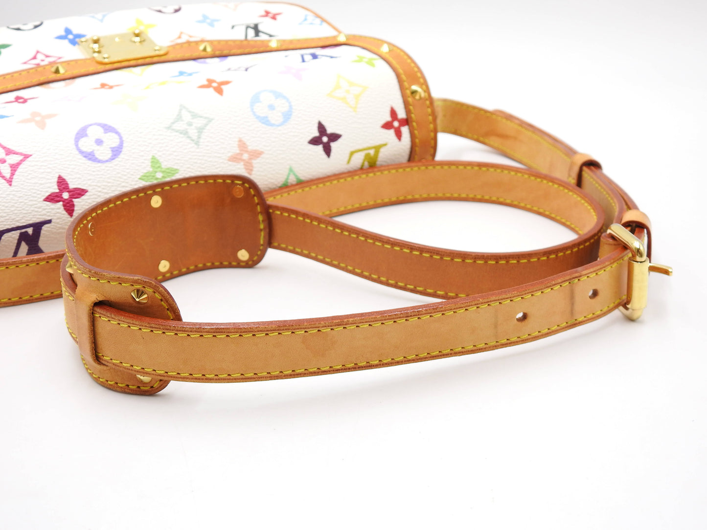 LOUIS VUITTON Sologne Shoulder Bag Monogram Multicolor Bron White M92661