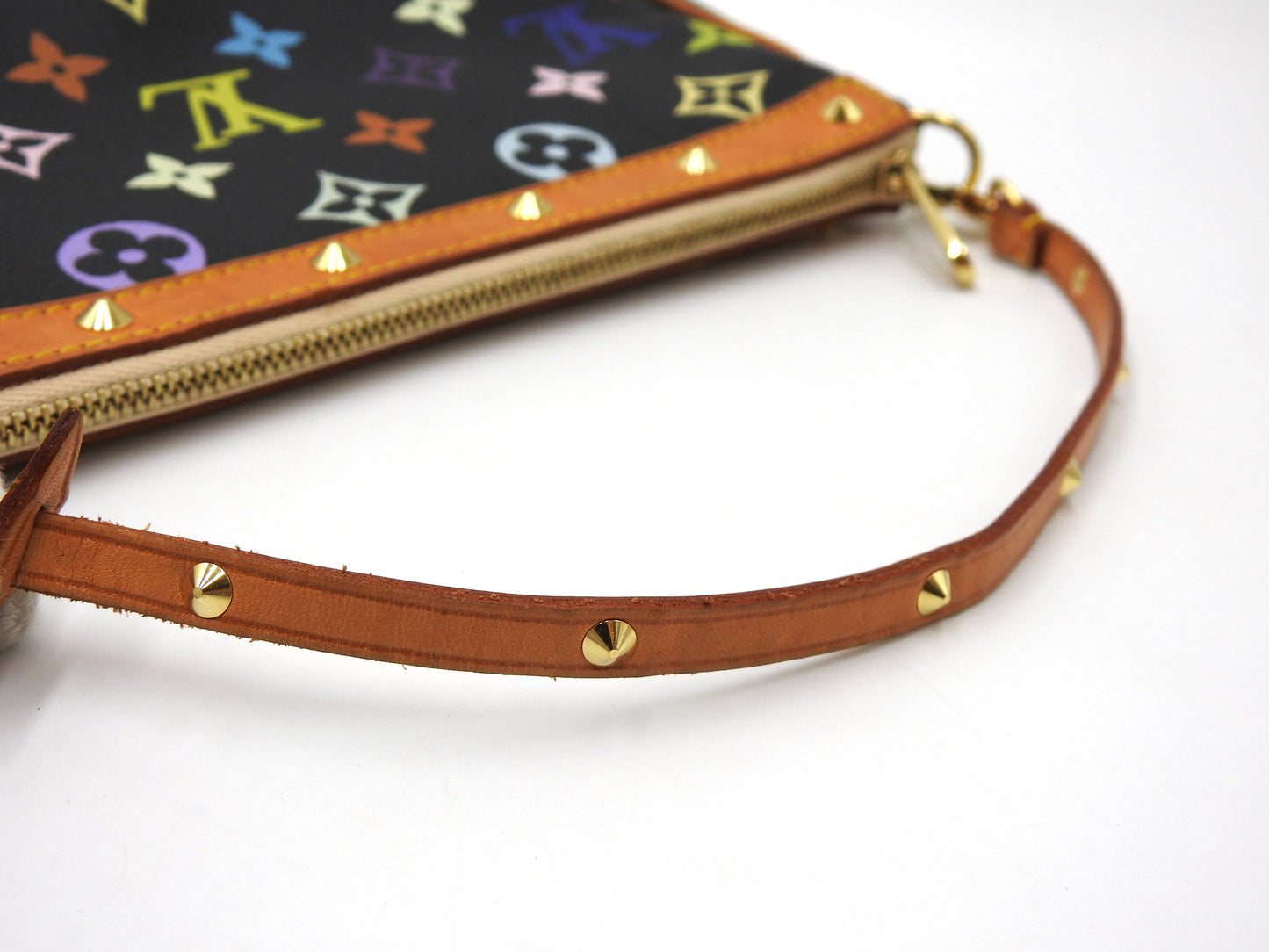 LOUIS VUITTON Pochette Accessories Pouch Monogram Multicolor Noir M92648