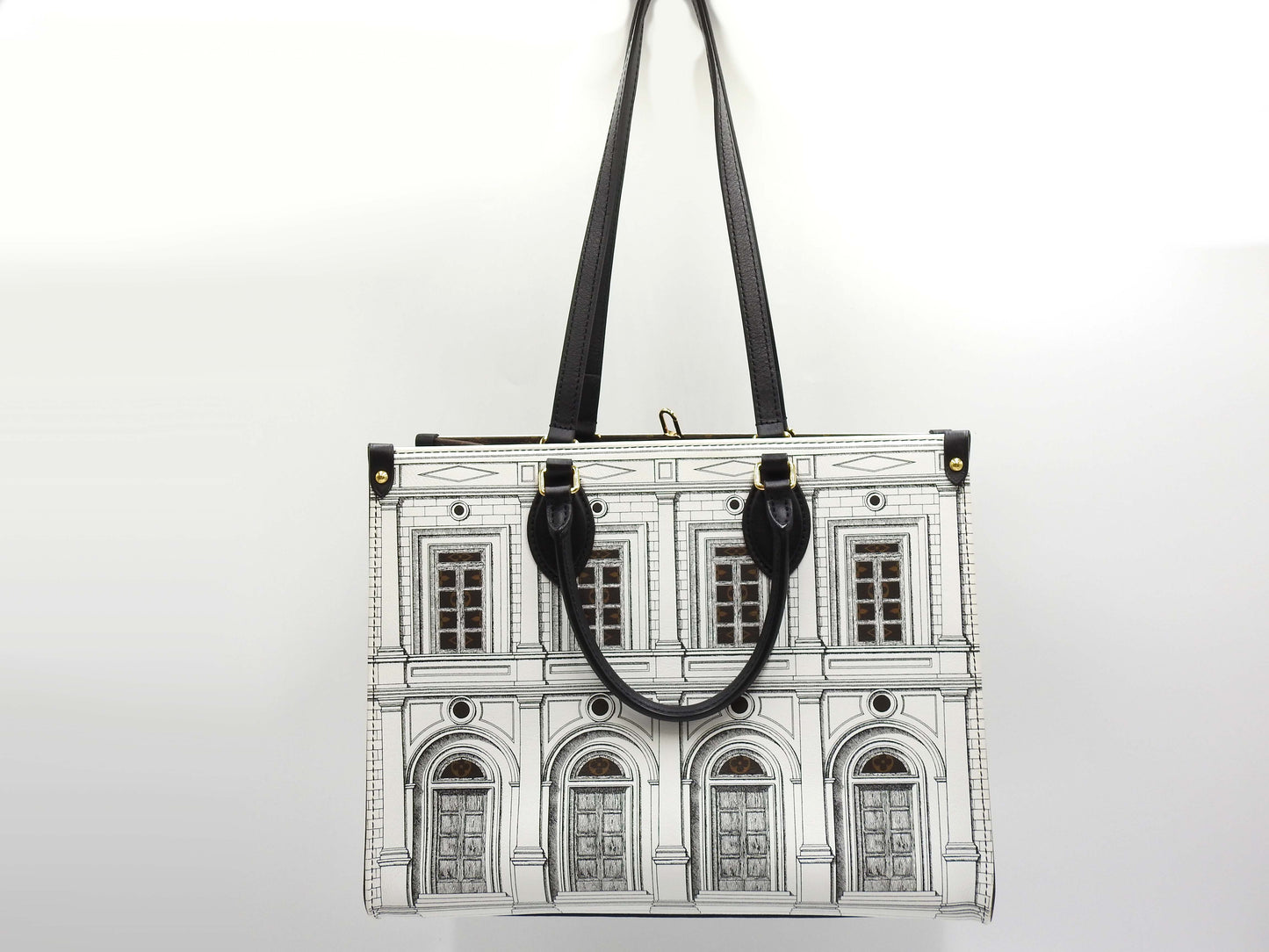 LOUIS VUITTON FORNASETTI Monogram OnTheGO MM 2way Shoulder Tote Bag M59264