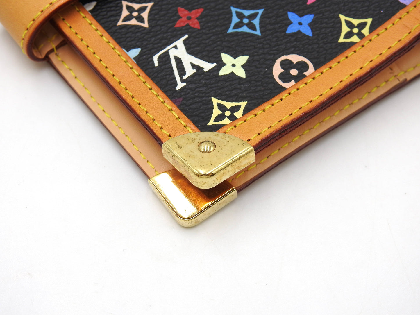 LOUIS VUITTON Monogram Multicolor Agenda PM Day Planner Black R20895