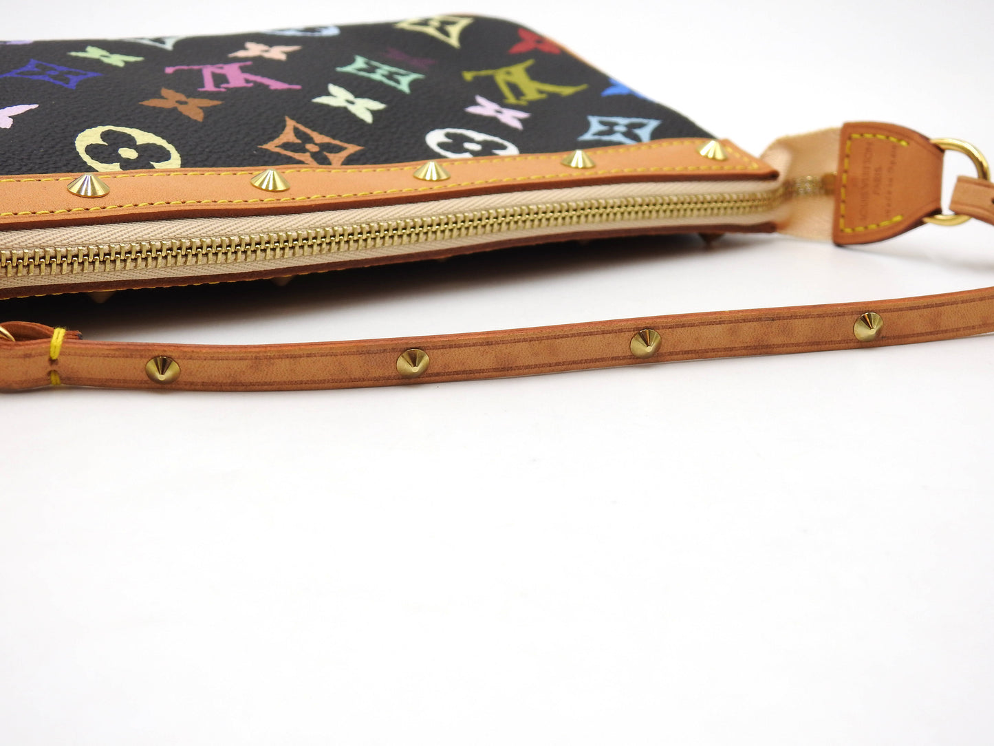 LOUIS VUITTON Pochette Accessories Pouch Monogram Multicolor Noir M92648