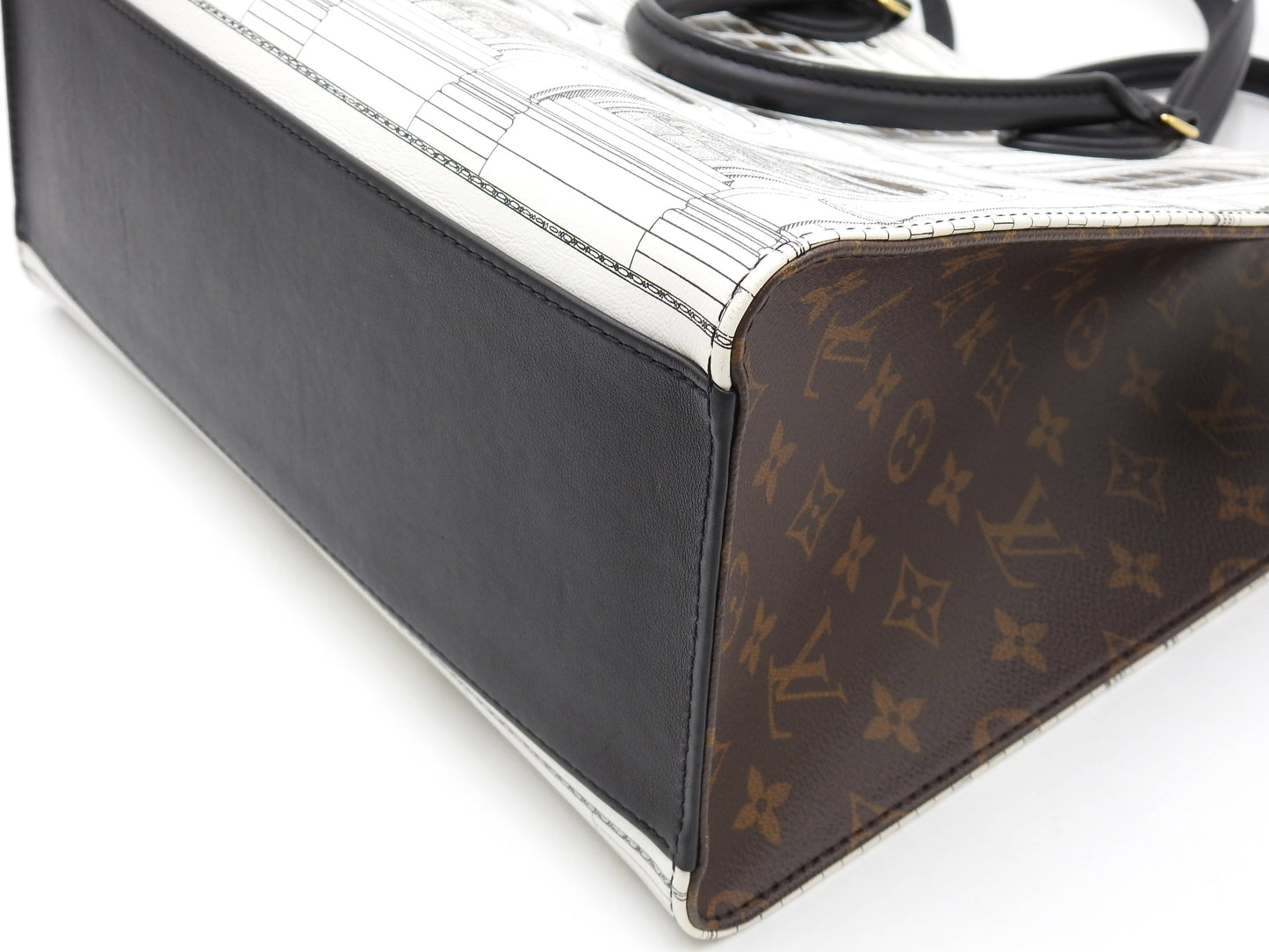 LOUIS VUITTON FORNASETTI Monogram OnTheGO MM 2way Shoulder Tote Bag M59264