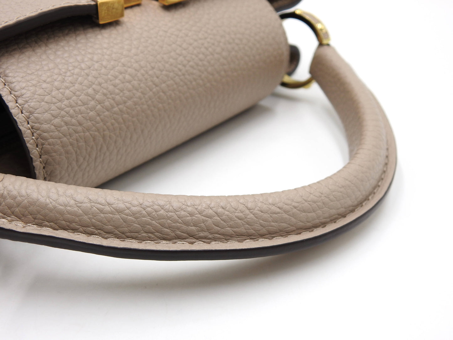 LOUIS VUITTON Capucines BB 2way Hand Shoulder Bag Taurillon Galet M94634