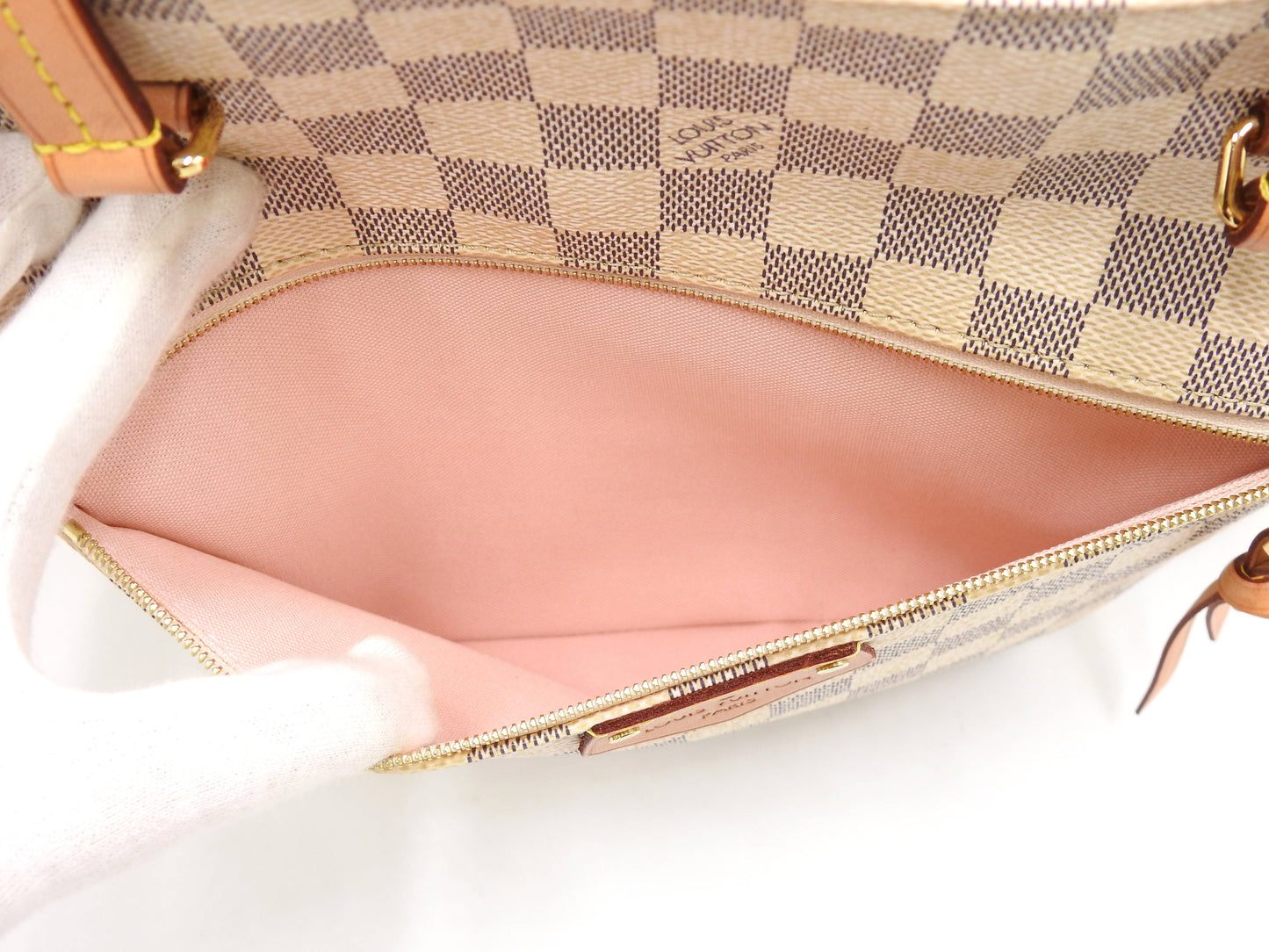 LOUIS VUITTON Iena MM Damier Azur Tote Bag Shoulder Bag Canvas N44040