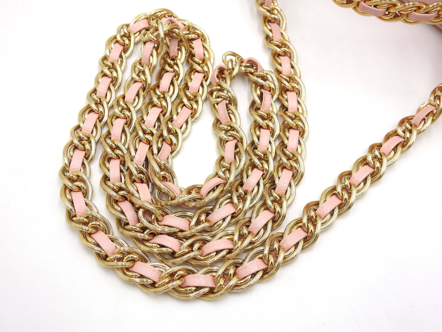 CHANEL CC Matelasse Top Handle 2way Small Chain Vanity Bag Lambskin Pink