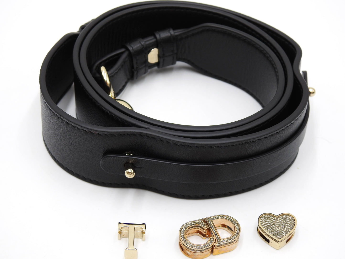 Christian Dior My ABCDIOR Lady Dior Small Studded Cannage Hand Bag Black