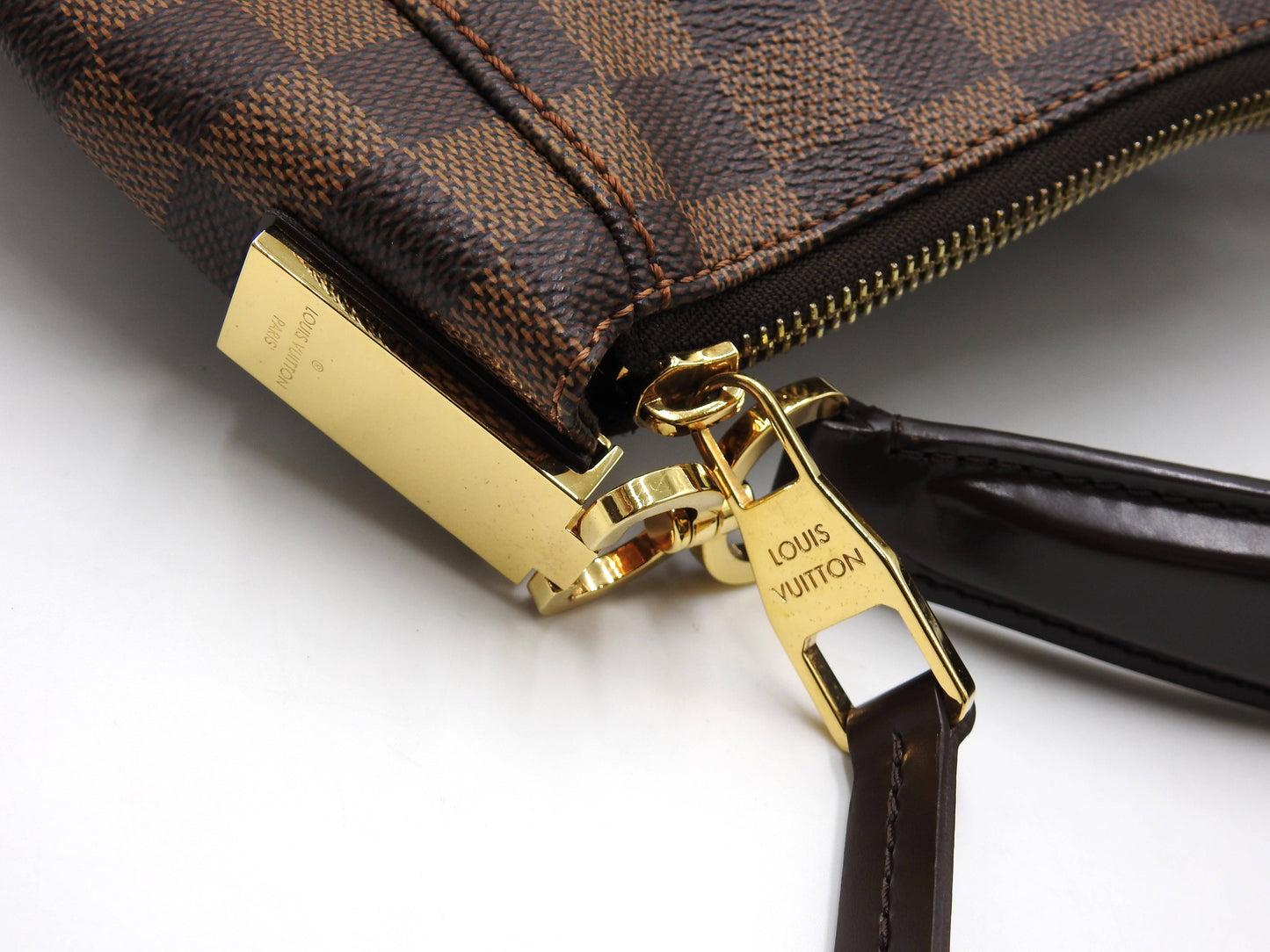 LOUIS VUITTON Portobello PM Shoulder Bag Damier Ebene N41184