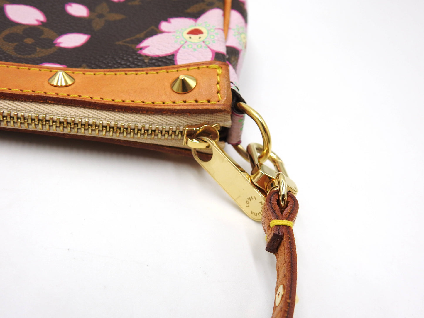 LOUIS VUITTON Monogram Cherry Blossom Pochette Accessories M92006