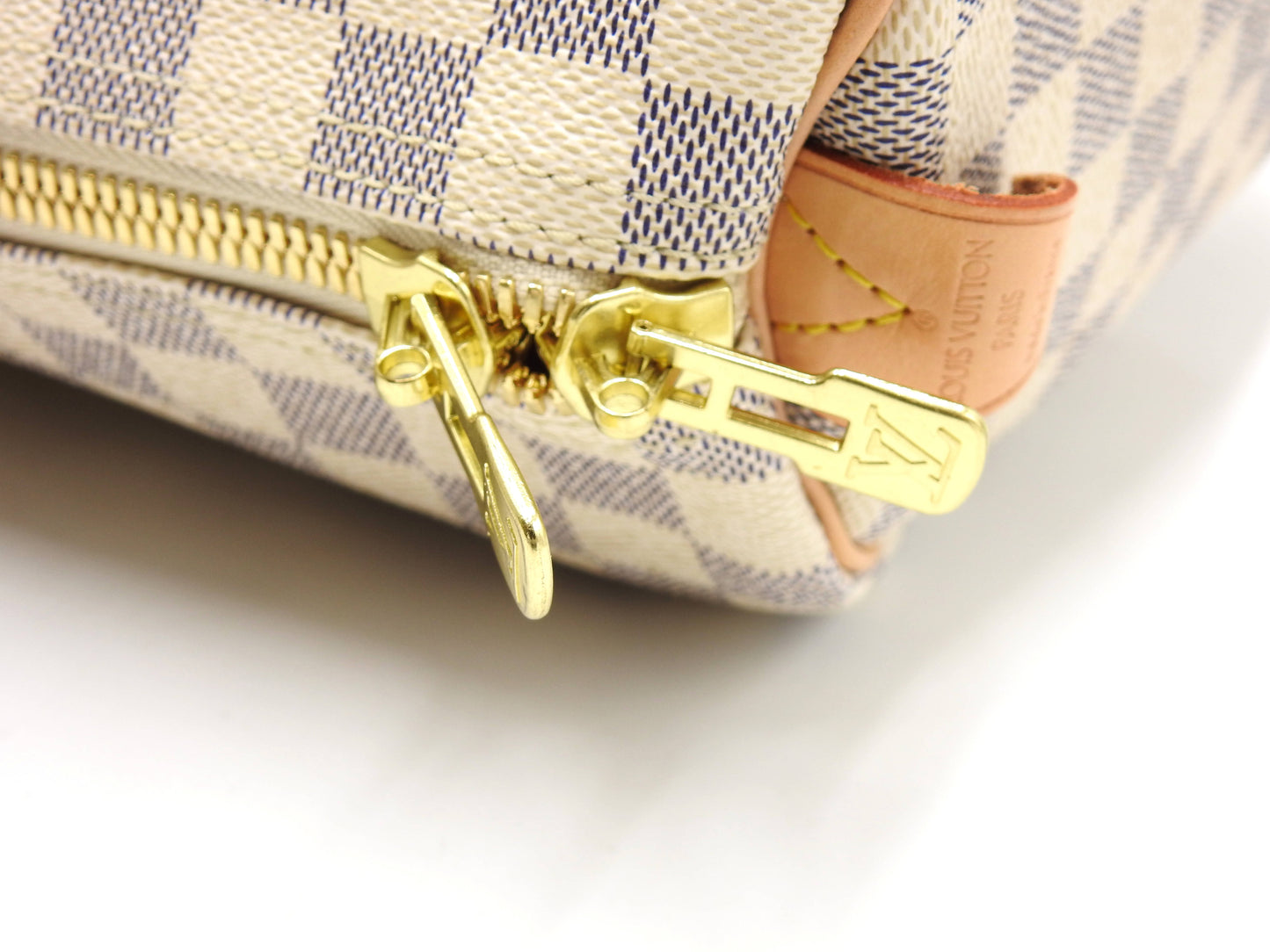 LOUIS VUITTON Damier Azur Keepall 50 Boston Bag Travel Bag N41430