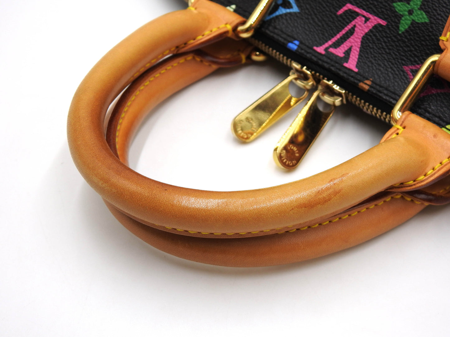 LOUIS VUITTON Alma PM Hand Bag Multicolor Noir Black M92646