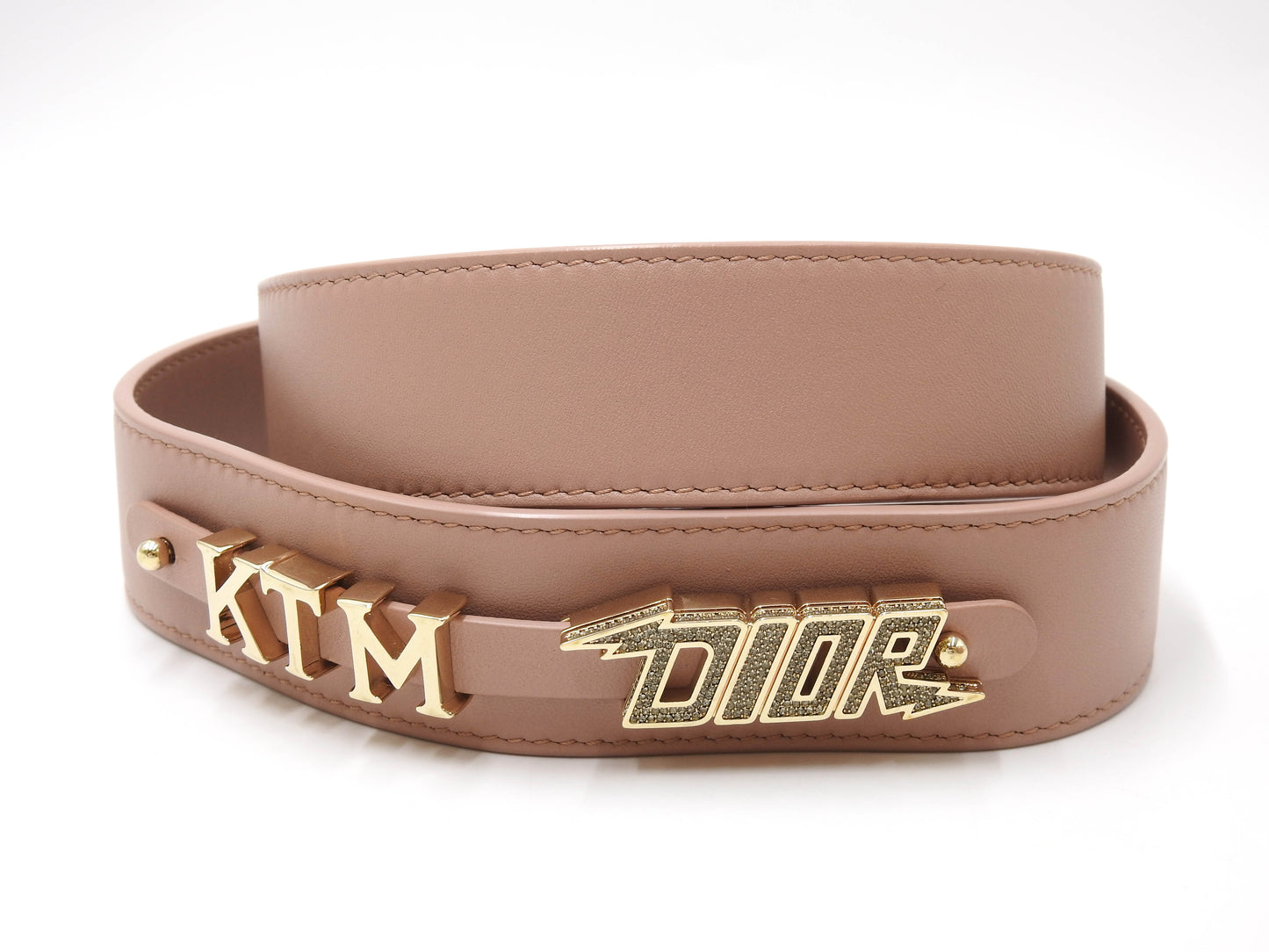 Christian Dior My Abc Lady Dior Small Shoulder Hand Bag Lambskin Pink Beige