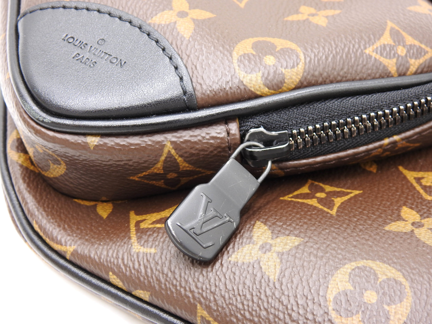 LOUIS VUITTON Monogram Macassar Christopher Bum Bag Waist Body Bag M45337