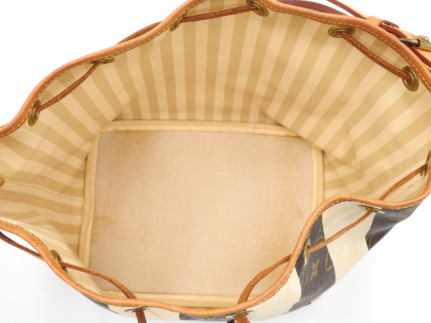 LOUIS VUITTON Petit Noe Monogram Rayure Shoulder Bag Hand Bag M40564