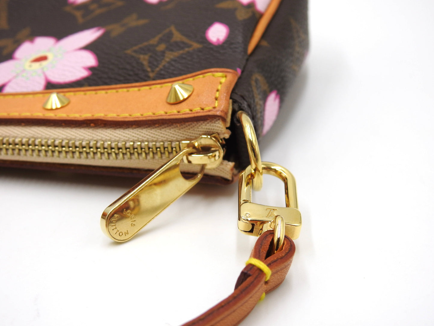 LOUIS VUITTON Monogram Cherry Blossom Pochette Accessories M92006