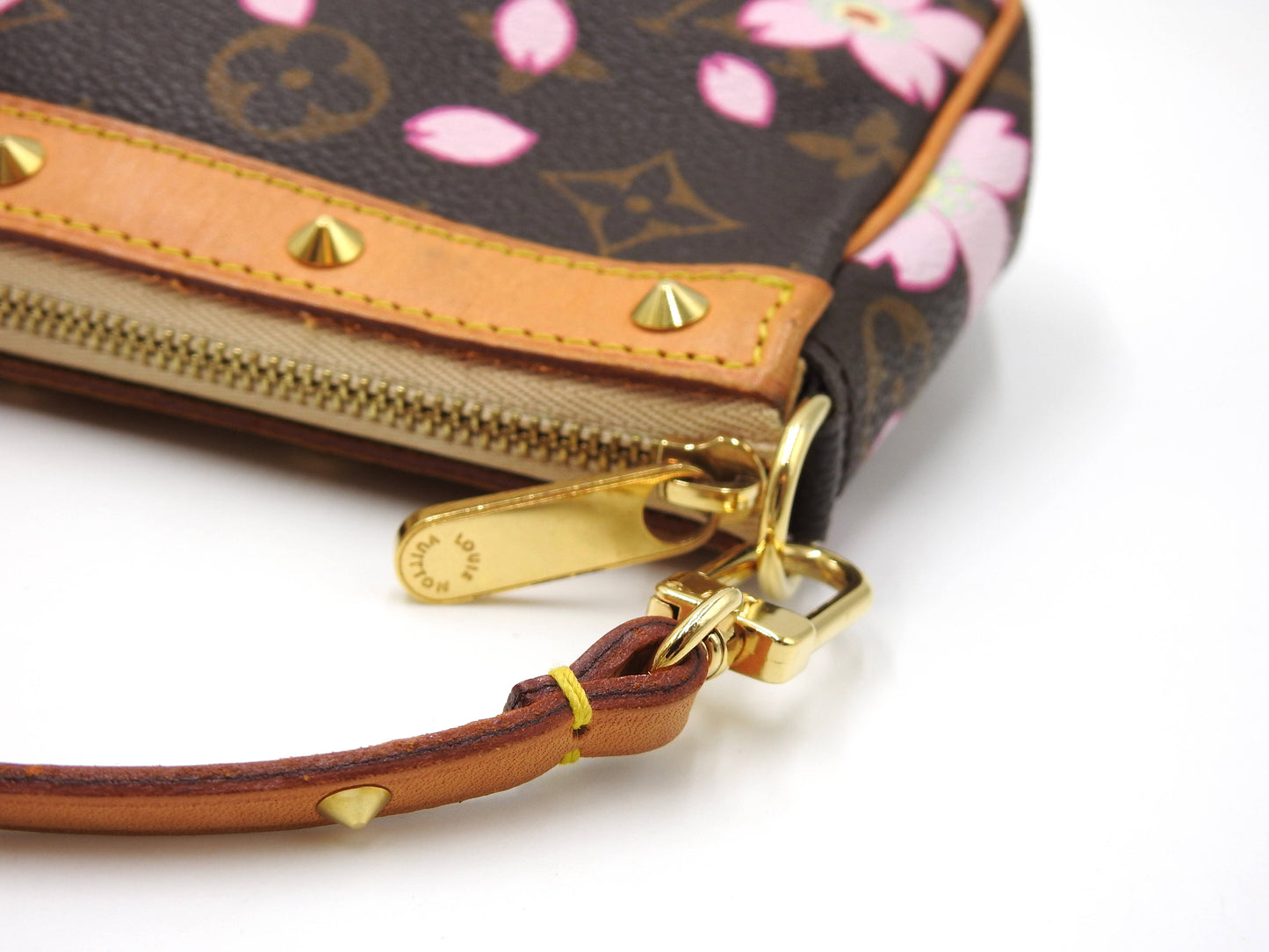 LOUIS VUITTON Monogram Cherry Blossom Pochette Accessories M92006