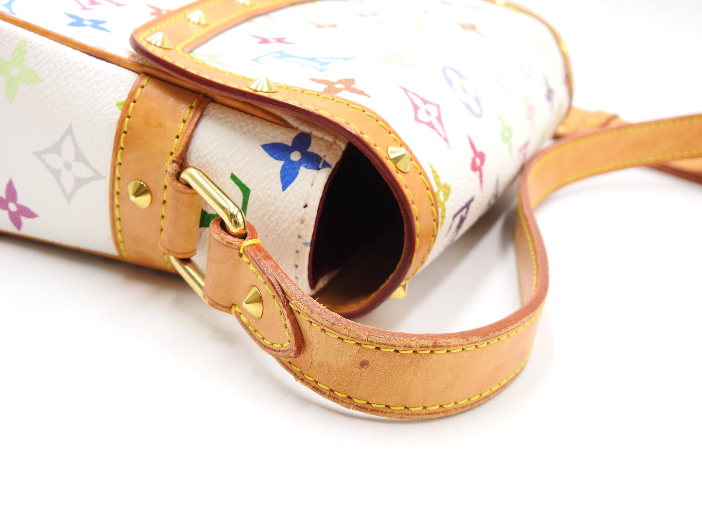 LOUIS VUITTON Sologne Shoulder Bag Monogram Multicolor Bron White M92661