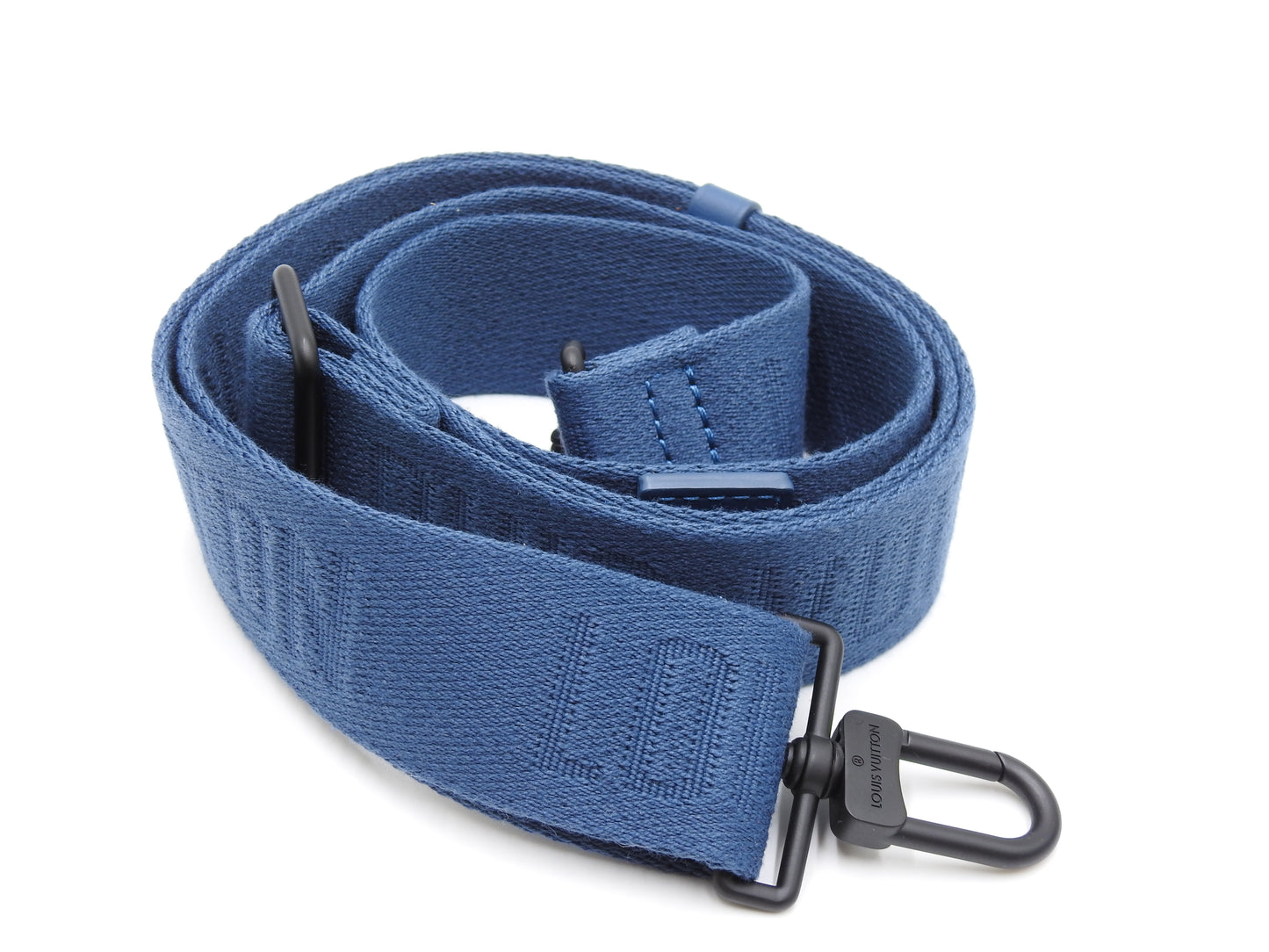 LOUIS VUITTON Monogram Keepall Bandouliere 25 Shoulder Hand Bag Blue M46803