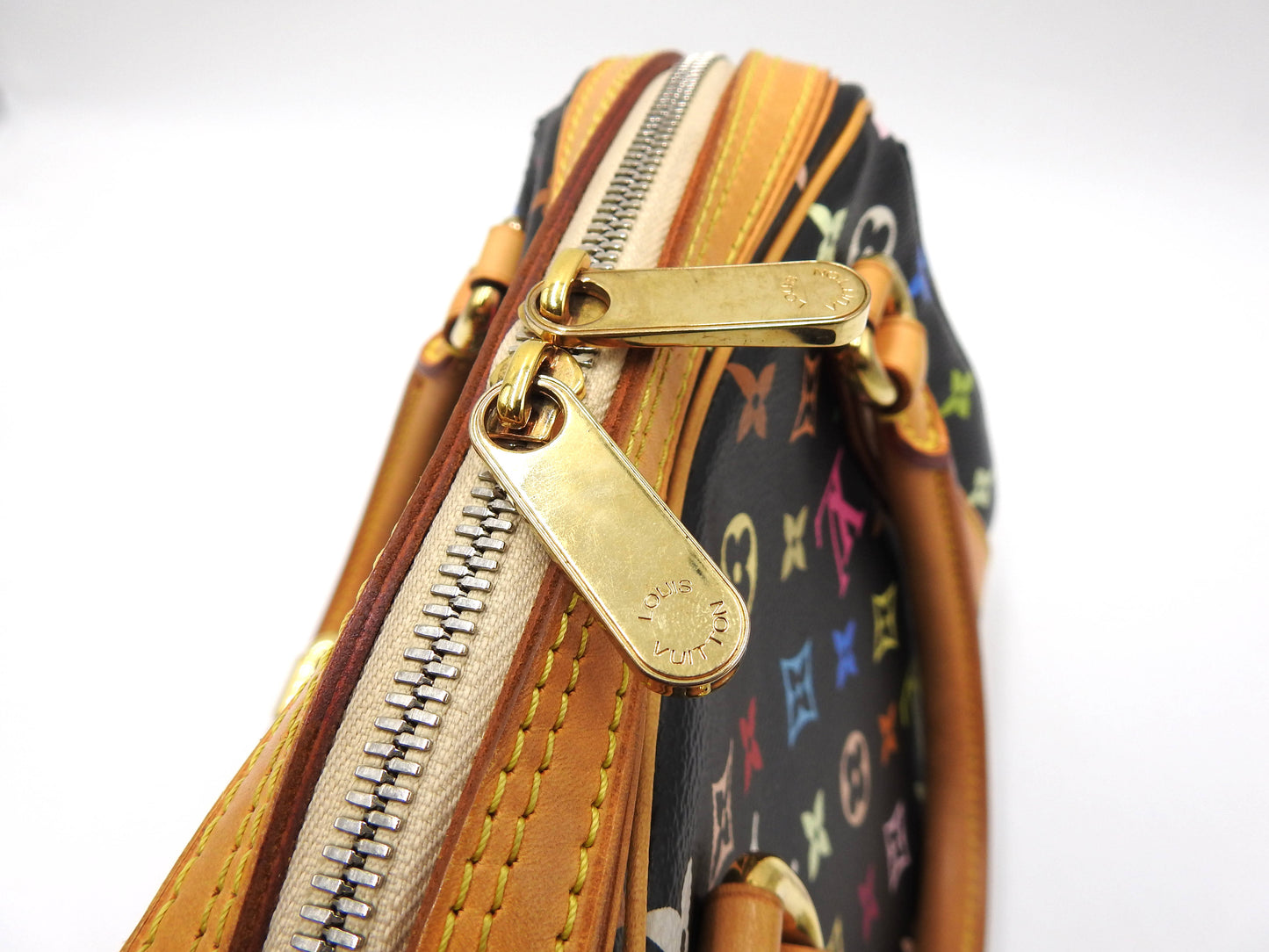 LOUIS VUITTON Priscilla Hand Bag Multicolor Noir Black M40097