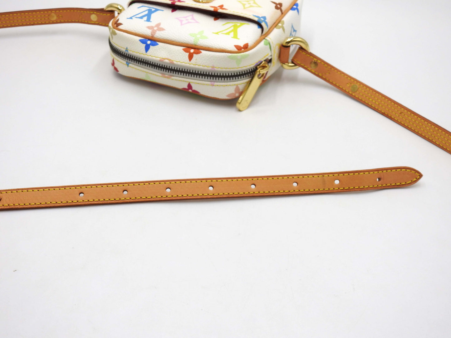 LOUIS VUITTON Monogram Multicolor Rift Shoulder Bag Bron White M40055