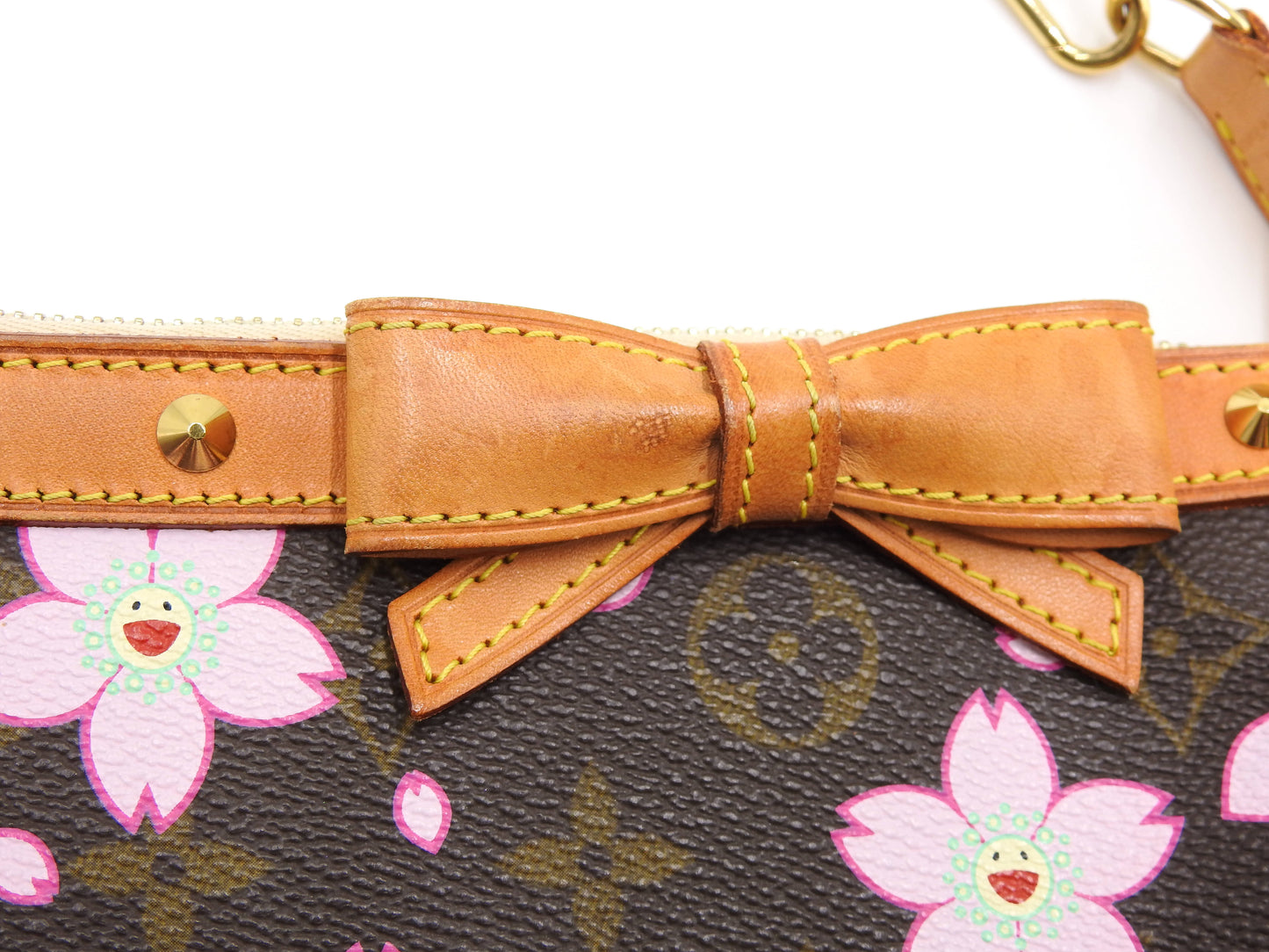 LOUIS VUITTON Monogram Cherry Blossom Pochette Accessories M92006