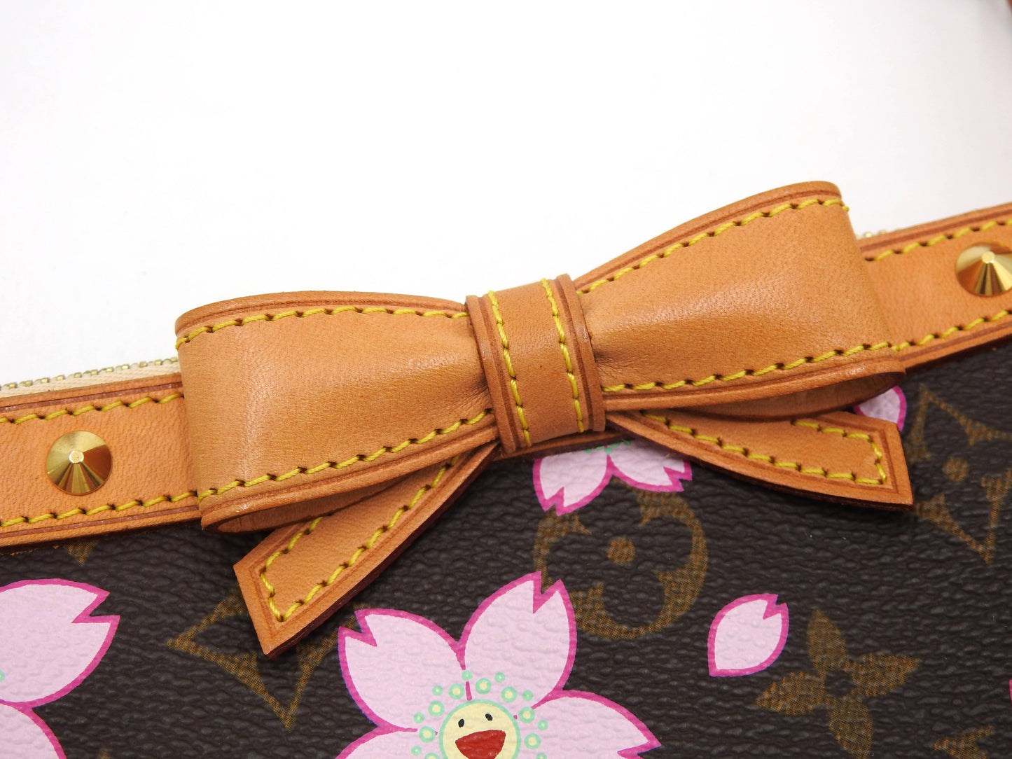 LOUIS VUITTON Monogram Cherry Blossom Pochette Accessories M92006