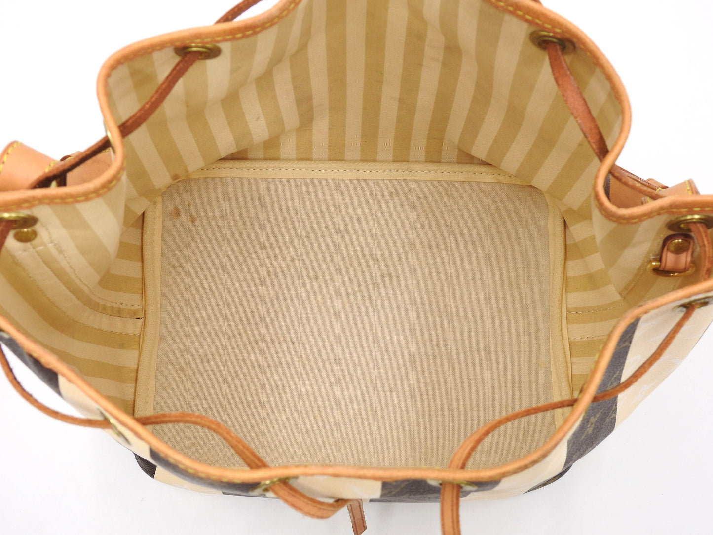 LOUIS VUITTON Petit Noe Monogram Rayure Shoulder Bag Hand Bag M40564