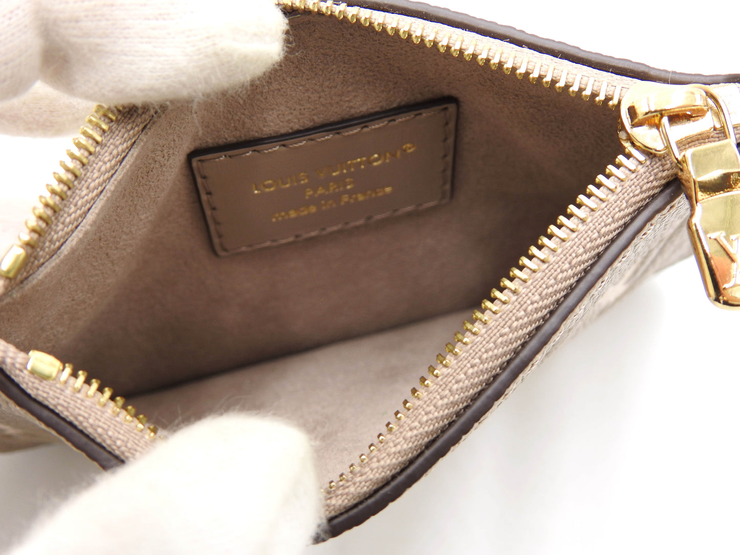 LOUIS VUITTON Monogram Empreinte All In BB 2way Shoulder Bag Beige M13045