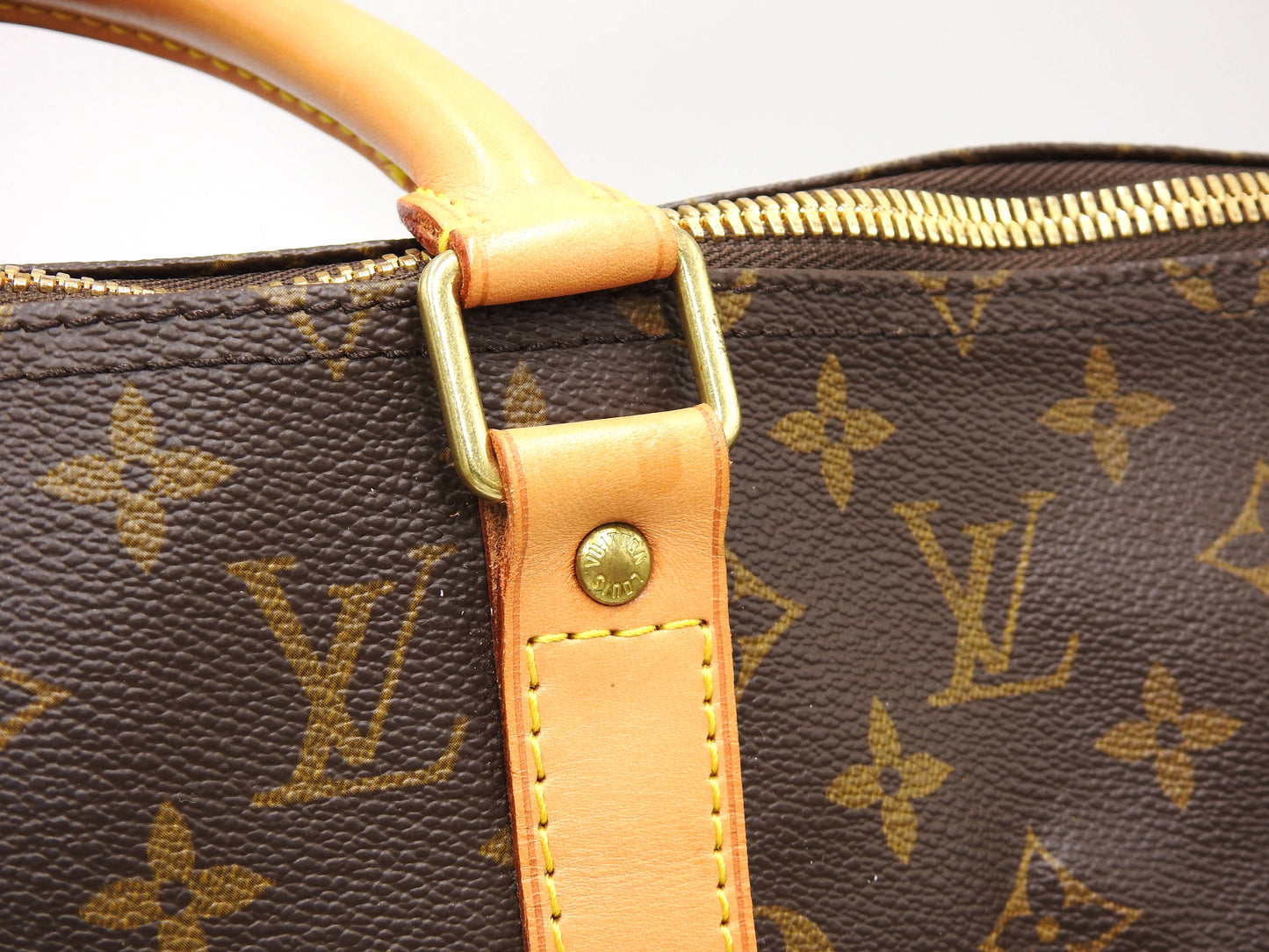 LOUIS VUITTON Monogram Keepall Bandouliere 50 Travel Boston Bag M41416