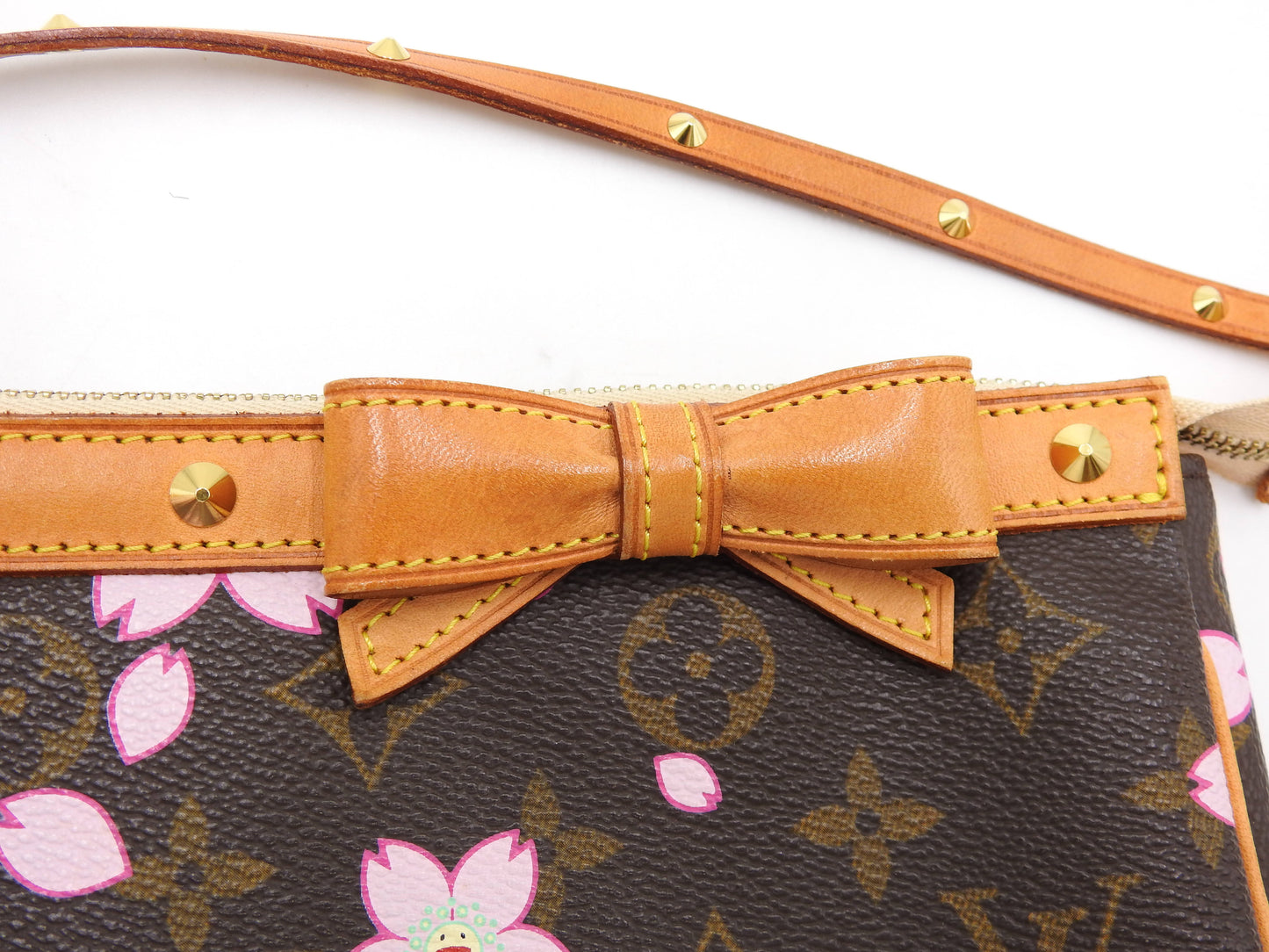 LOUIS VUITTON Monogram Cherry Blossom Pochette Accessories M92006
