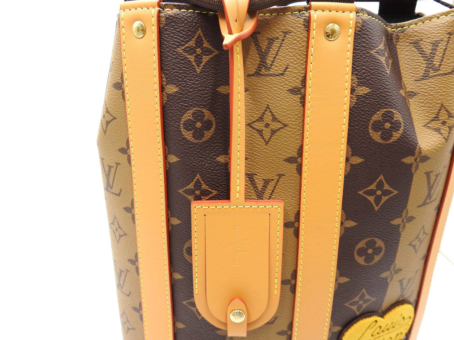 LOUIS VUITTON NIGO Randonnee Messenger Shoulder Bag Monogram Stripe M45968