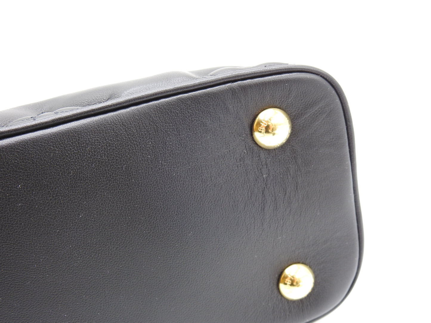 LOUIS VUITTON Alma BB 2way Shoulder Hand Bag Bubblegram Black M59793