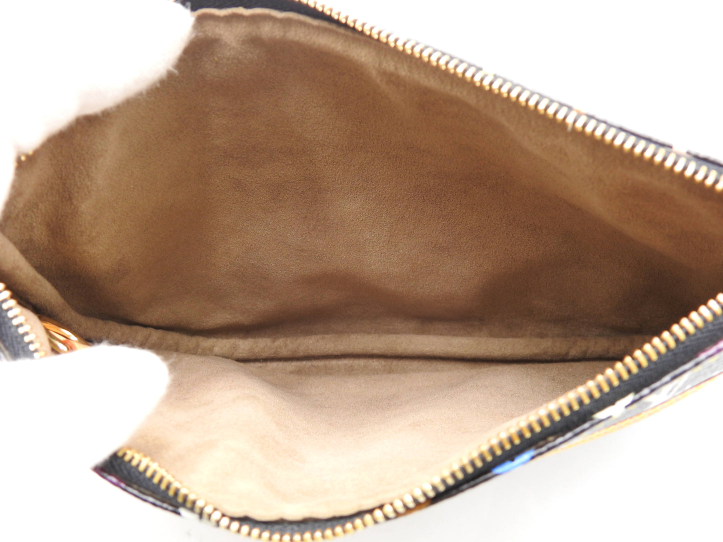 LOUIS VUITTON Pochette GM Pouch Monogram Multicolor Noir Black M60030
