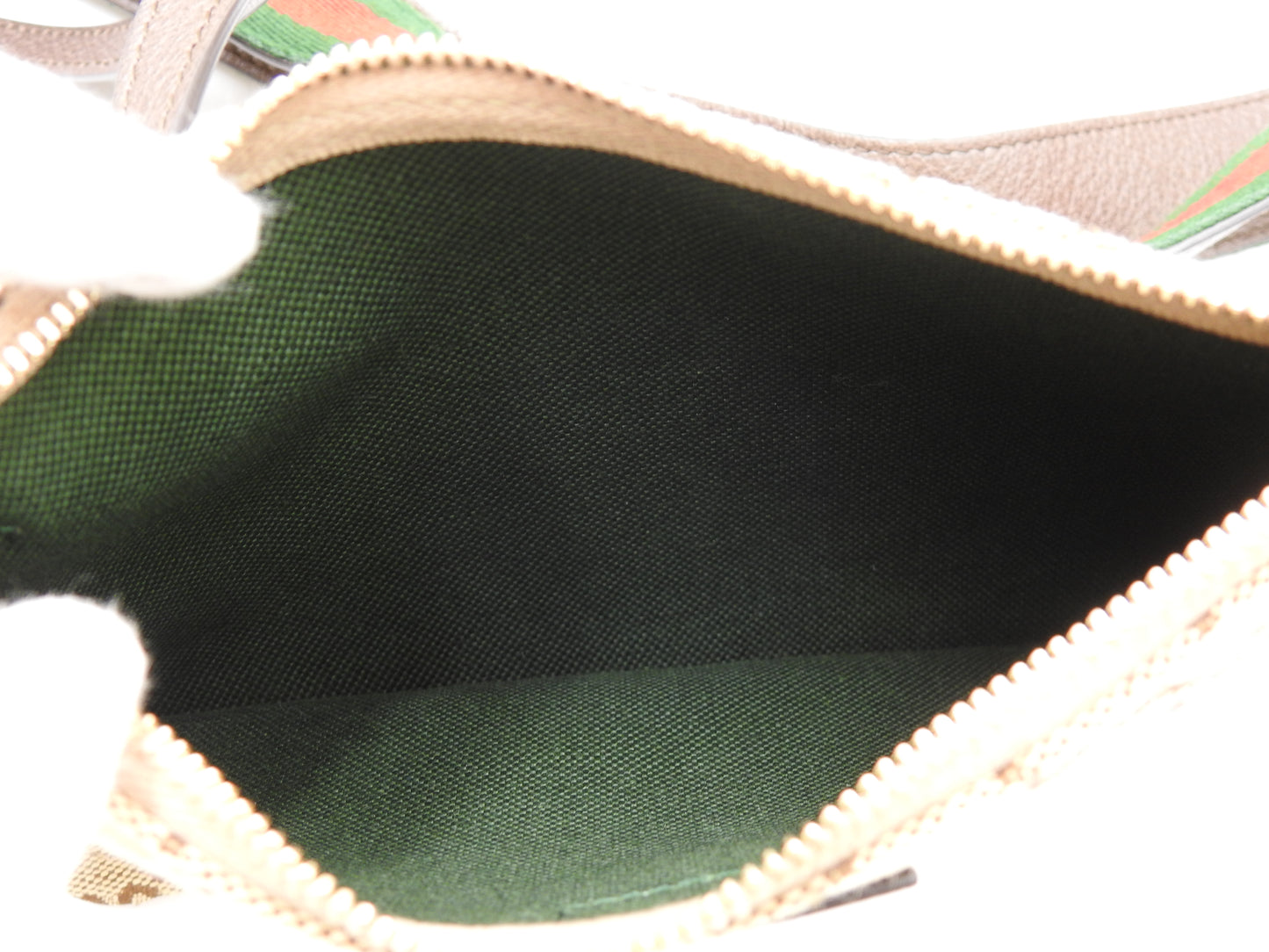 GUCCI GG Canvas Giglio Large Hobo Tote Shoulder Bag Beige Brown 853971